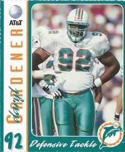 1996 AT&T Miami Dolphins #NNO Daryl Gardener Front