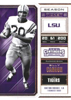 2018 Panini Contenders Draft Picks #10 Billy Cannon Front