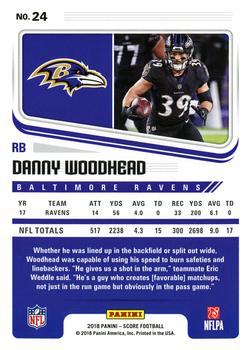 2018 Score #24 Danny Woodhead Back