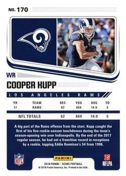 2018 Score #170 Cooper Kupp Back