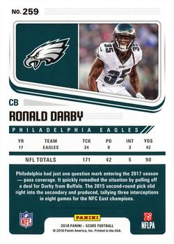 2018 Score #259 Ronald Darby Back