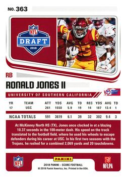 2018 Score #363 Ronald Jones II Back