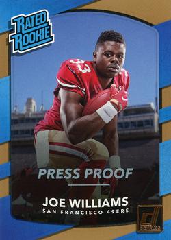 2017 Donruss - Press Proof Bronze #308 Joe Williams Front