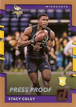 2017 Donruss - Press Proof Bronze #377 Stacy Coley Front