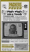 1990 Green Bay Packers Schultz Piggly Wiggly #75 Sterling Sharpe Front