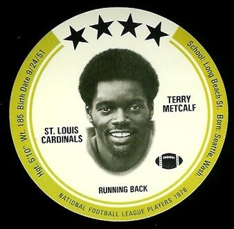 1976 Buckmans Discs #14 Terry Metcalf Front