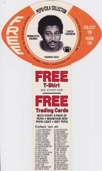 1976 Pepsi Discs #13 Chuck Foreman Front