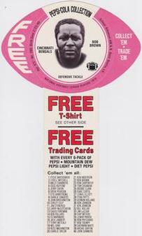 1976 Pepsi Discs #22 Bob Brown Front