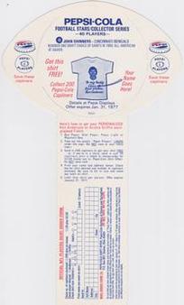 1976 Pepsi Discs #40 John Shinners Back
