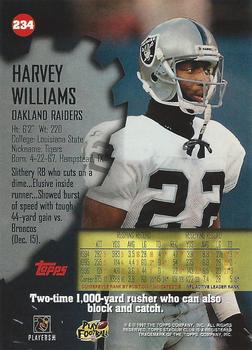 1997 Stadium Club - Pro Bowl #234 Harvey Williams Back