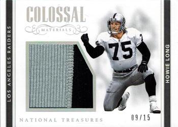 2017 Panini National Treasures - Colossal Materials Prime #6 Howie Long Front