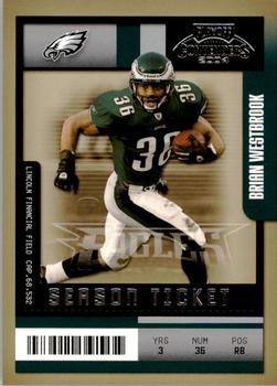 2004 Playoff Contenders - Hawaii 2005 #75 Brian Westbrook Front