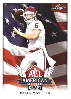 2018 Leaf Draft - All American #AA-02 Baker Mayfield Front