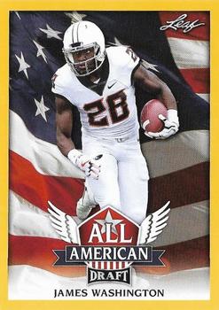 2018 Leaf Draft - All American Gold #AA-06 James Washington Front