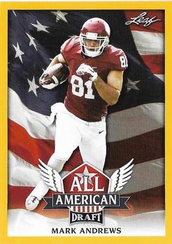 2018 Leaf Draft - All American Gold #AA-07 Mark Andrews Front
