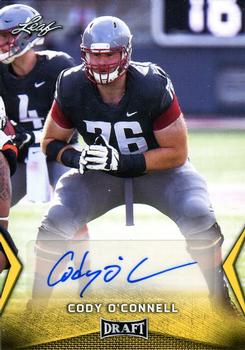2018 Leaf Draft - Autographs Gold #BA-COC Cody O'Connell Front