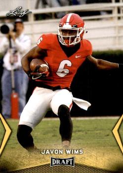2018 Leaf Draft - Gold #28 Javon Wims Front