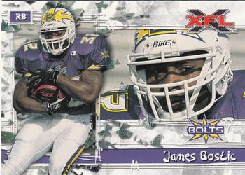2001 Topps XFL - Promos #P2 James Bostic Front