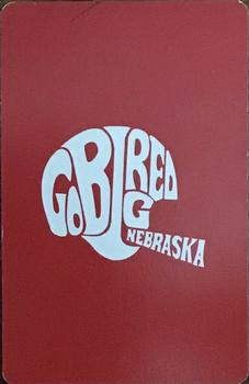 1974 Nebraska Cornhuskers Playing Cards - Red Backs #A♦ Don Westbrook Back