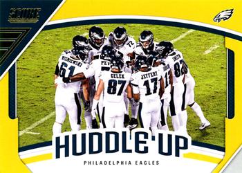2018 Score - Huddle Up Gold #4 Philadelphia Eagles Front