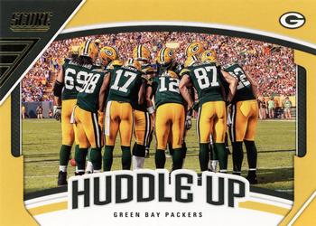 2018 Score - Huddle Up Gold #9 Green Bay Packers Front