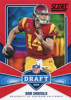 2018 Score - NFL Draft Red #1 Sam Darnold Front