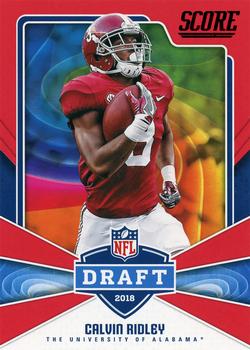 2018 Score - NFL Draft Red #8 Calvin Ridley Front