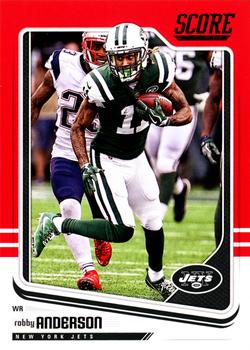 2018 Score - Red #242 Robby Anderson Front