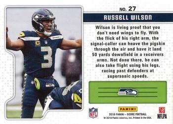 2018 Score - Signal Callers #27 Russell Wilson Back