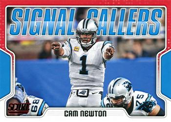 2018 Score - Signal Callers Red #5 Cam Newton Front