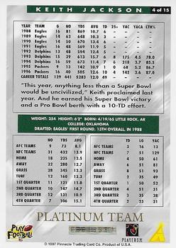 1997 Score Green Bay Packers - Platinum Team #4 Keith Jackson Back