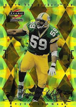 1997 Score Green Bay Packers - Premiere Club #10 Wayne Simmons Front