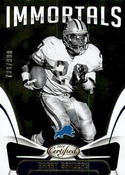 2018 Panini Certified #132 Barry Sanders Front