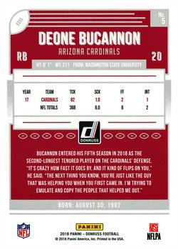 2018 Donruss #5 Deone Bucannon Back