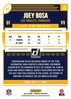 2018 Donruss #156 Joey Bosa Back