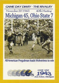 2002 TK Legacy Michigan Wolverines - Game Day Diary The Rivalry #GR1943 40th Meeting Front