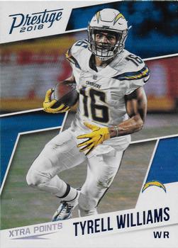2018 Panini Prestige - Xtra Points Blue #32 Tyrell Williams Front