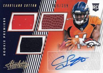 2018 Panini Absolute #162 Courtland Sutton Front