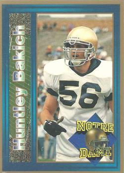 1993 Notre Dame Fighting Irish #NNO Huntley Bakich Front