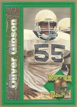1993 Notre Dame Fighting Irish #NNO Oliver Gibson Front