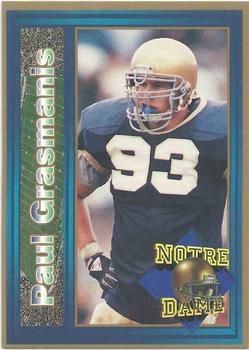 1993 Notre Dame Fighting Irish #NNO Paul Grasmanis Front