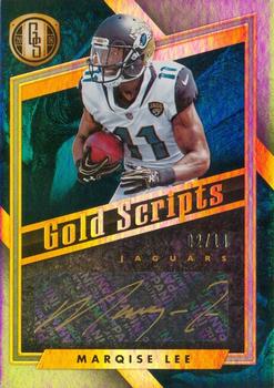 2018 Panini Gold Standard - Gold Scripts Platinum #GOS-ML Marqise Lee Front