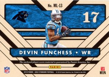 2018 Panini Gold Standard - Mother Lode #ML-13 Devin Funchess Back