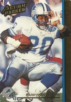 1992 Action Packed NFLPA/MDA 24K #15 Barry Sanders Front
