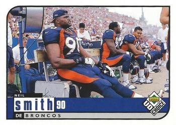 1998 UD Choice Denver Broncos #DB10 Neil Smith Front