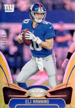 2018 Panini Certified - Mirror Gold #48 Eli Manning Front