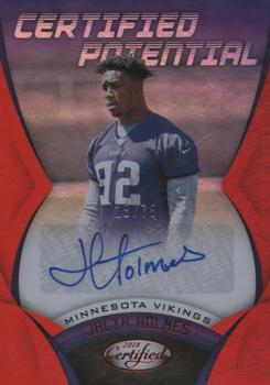 2018 Panini Certified - Certified Potential Mirror Red Signatures #CPS-JH Jalyn Holmes Front