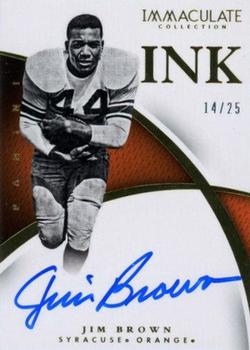 2018 Panini Immaculate Collection Collegiate - 2017 Immaculate #47 Jim Brown Front