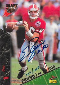 1995 Signature Rookies  - Autographed Special Offer Promos #15 Eric Zeier Front