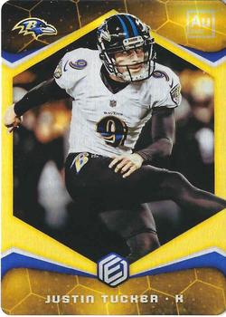 2018 Panini Elements - Gold #6 Justin Tucker Front